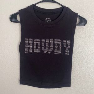 Urban Outfitters “HOWDY” crop top